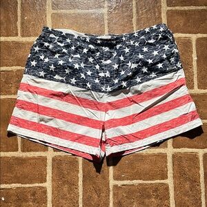 Columbia Patriotic Star and Stripe Men’s Swim Shorts